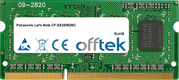Let's Note CF-SX2SW2NC 8GB Module - 204 Pin 1.35v DDR3 PC3-12800 SoDimm